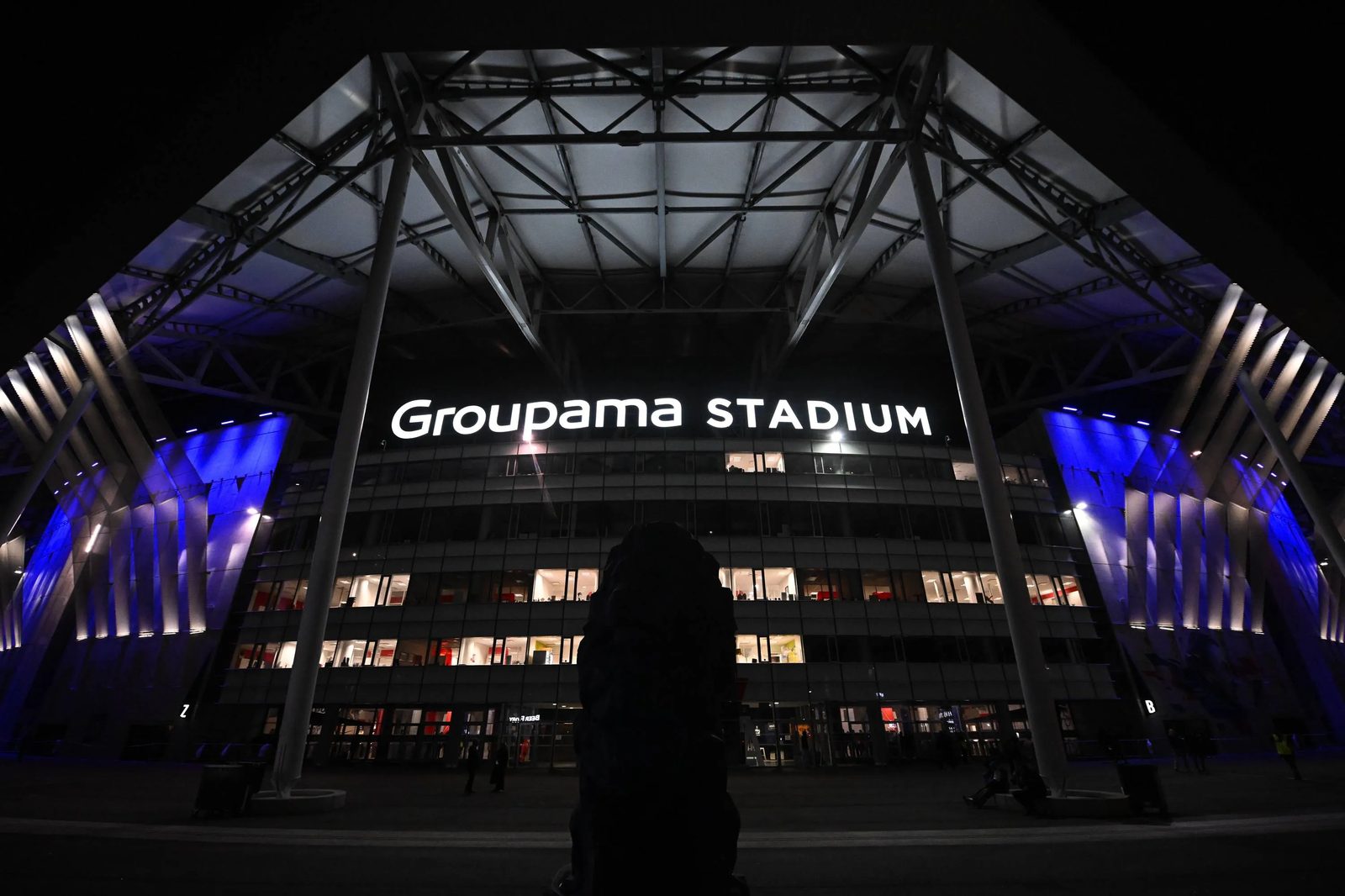 Ambiance au Groupama Stadium pour Lyon-Strasbourg