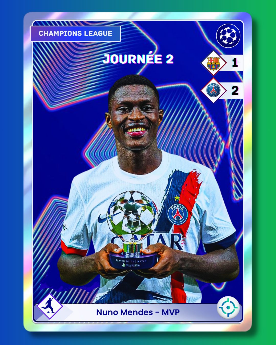 Nuno Mendes, homme du match pour le PSG
