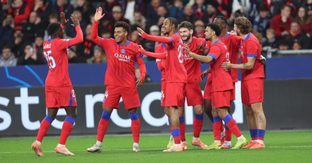 La joie collective des joueurs du PSG
