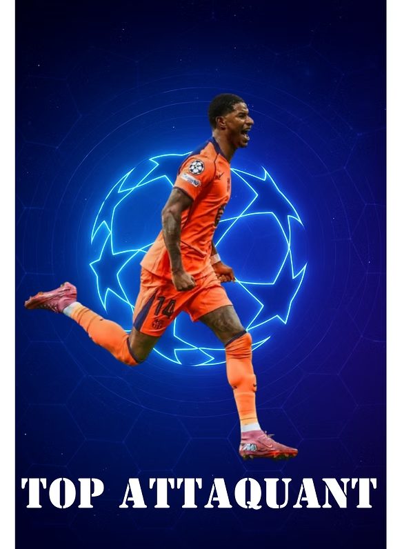 Marcus Rashford célébrant son but
