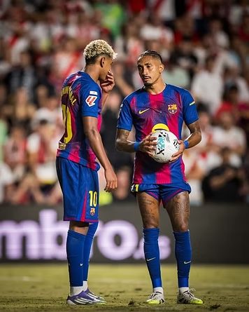 Le jeu du Barça en difficulté contre le Rayo