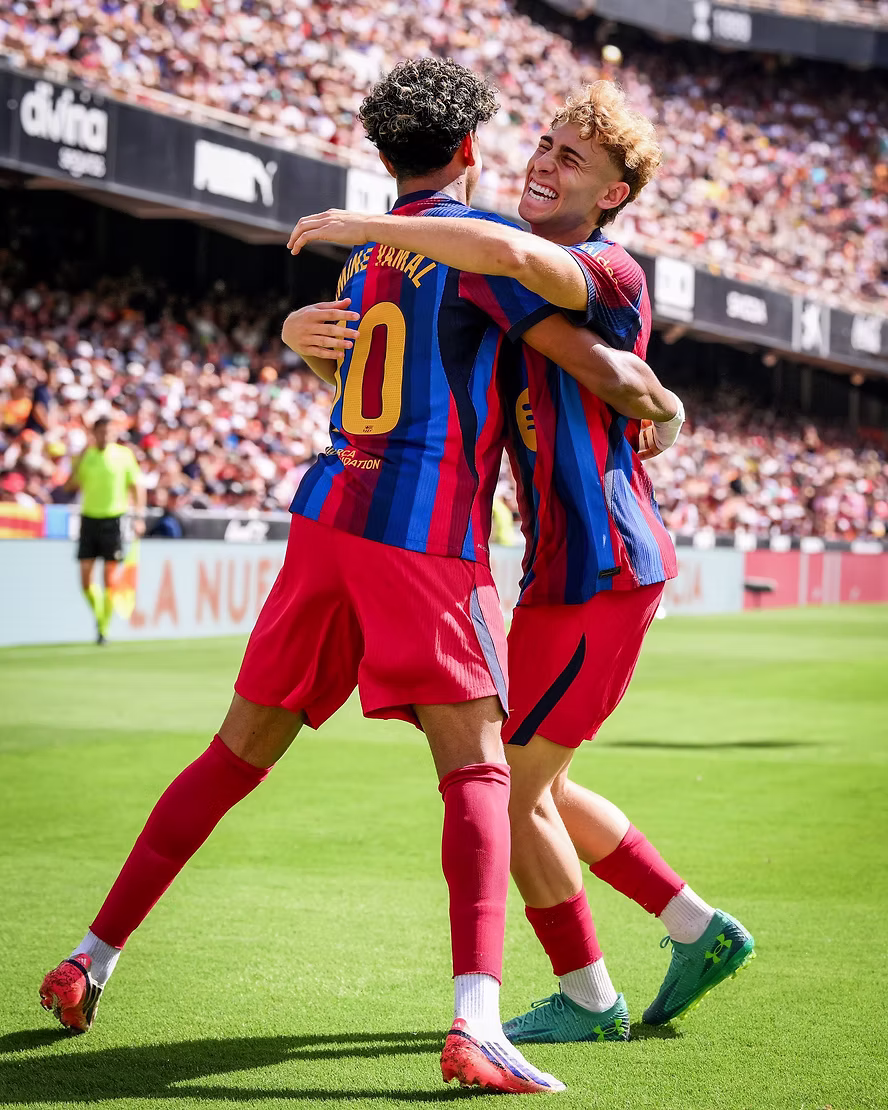 Valence 0-5 Barça : troisième manita, Barça seul en tête de la Liga !
